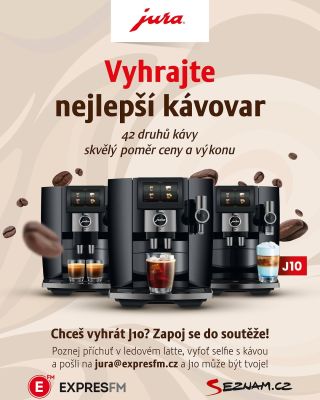 Soutěž o nový kávovar Jura J10🎉 Společně s rádiem @expres_fm spouštíme soutěž o nový kávovar Jura J10! Jak na to? -...