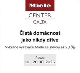 Vybrané vysavače Miele se slevou až 20% Více informací v biu